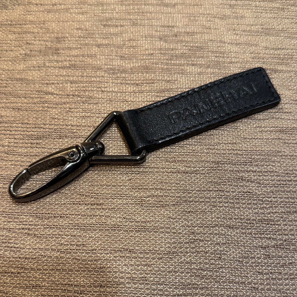 Genuine Panerai Black Leather Key Holder